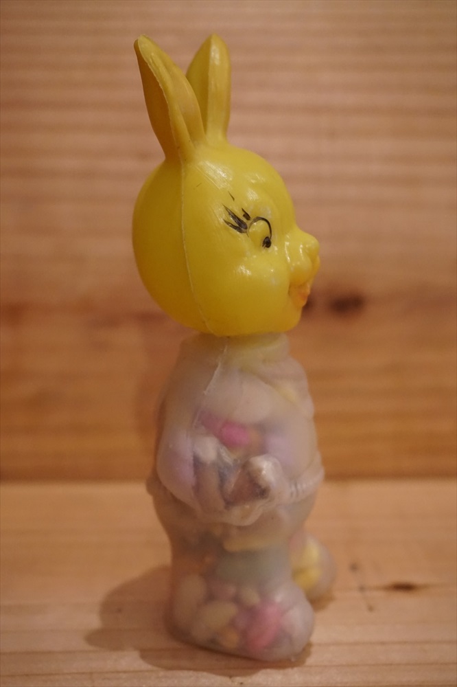 画像: 70s ウサギ キャンディーコンテナー 【B】