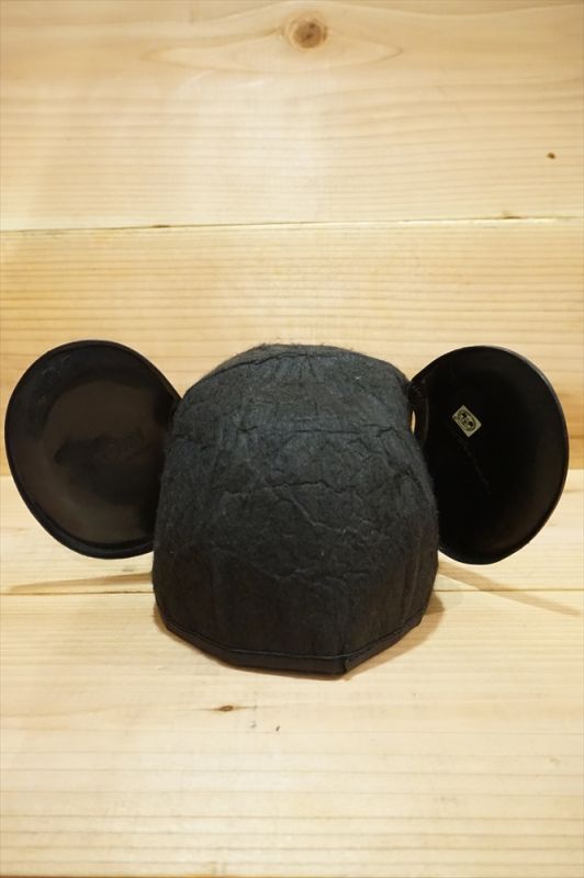 画像: ミッキーマウス 帽子 【黒】