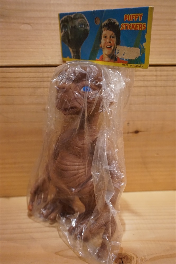 画像: 80s 無版権 E.T. ソフビ 袋入り 【E】