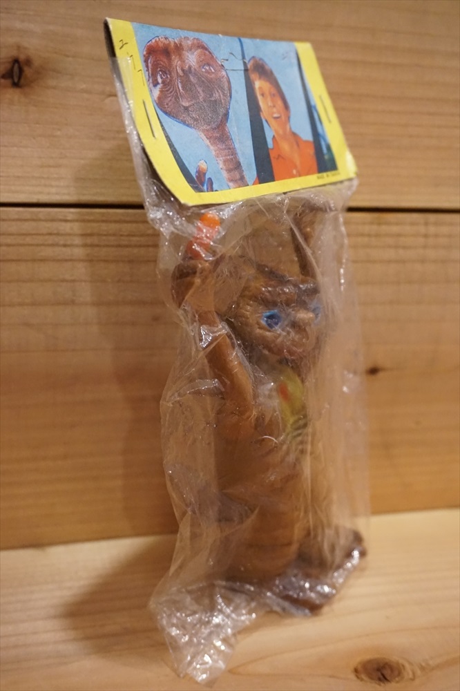 画像: 80s 無版権 E.T. ソフビ 袋入り 【C】