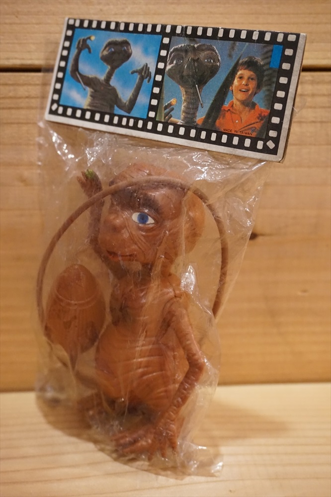 画像: 80s 無版権 プラ E.T. 人形 