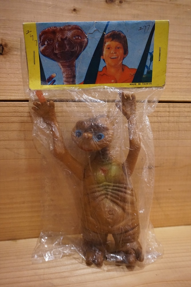 80s 無版権 E.T. ソフビ 袋入り 【C】
