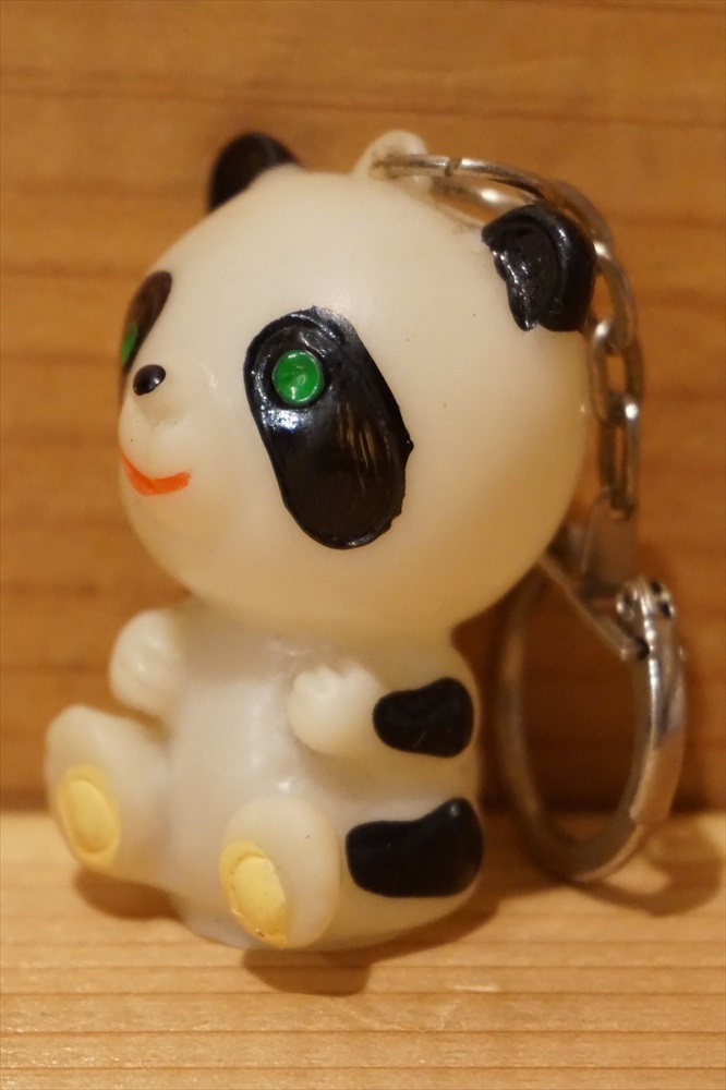 画像: パンダ ソフビ キーホルダー 【A】