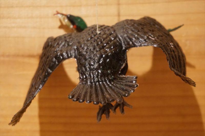 画像: ゴム製 ヘビを食べる鷲