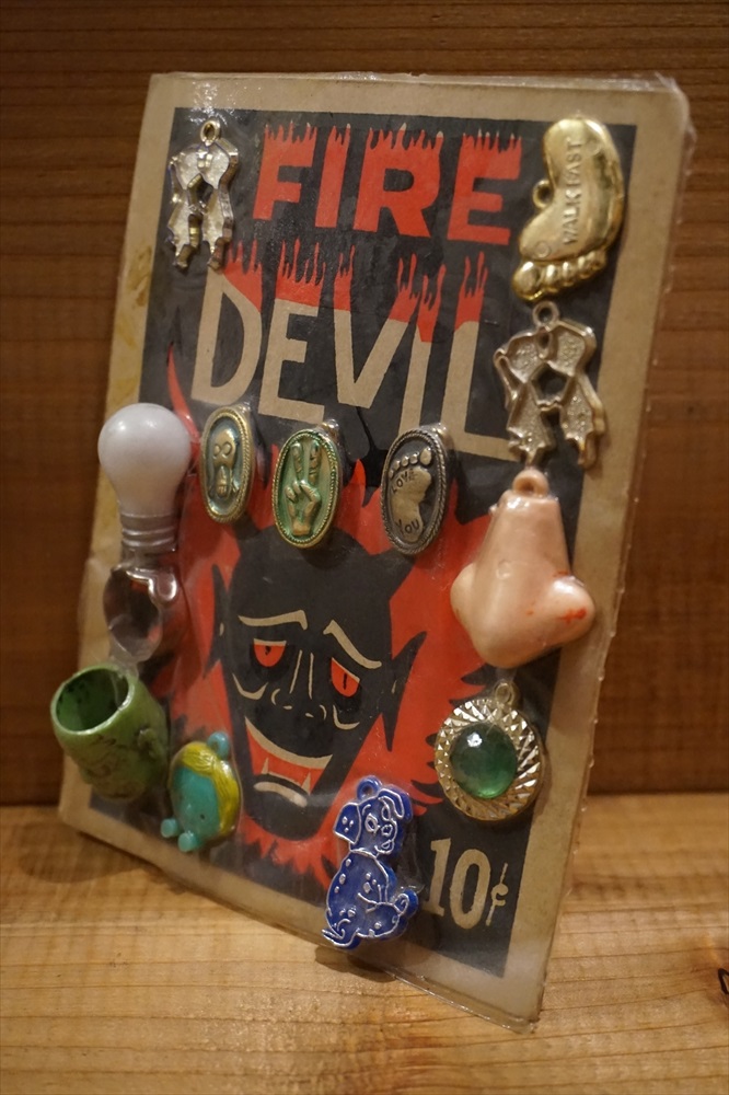 画像: FIRE DEVIL 台紙 木枠付き