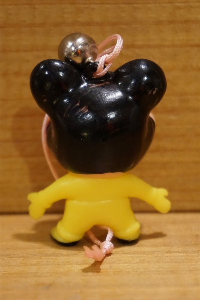 画像: ミッキーマウス風 ソフビ 根付 【A1】
