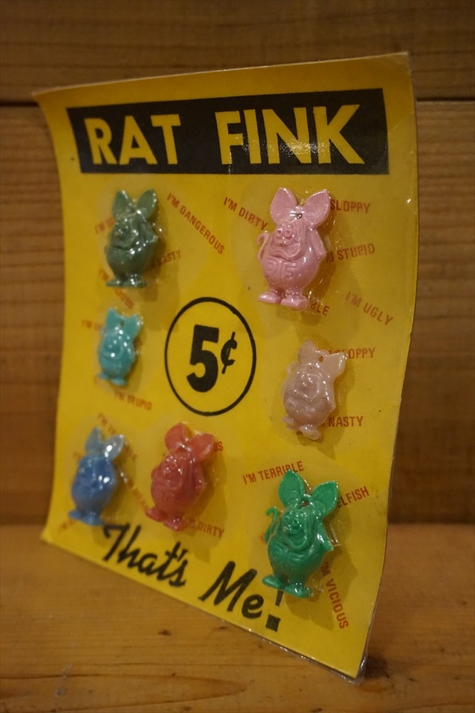 画像: RAT FINK ガチャ台紙
