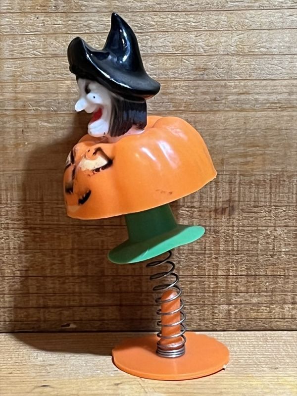 画像: Pumpkin&Witch Jumping Toy