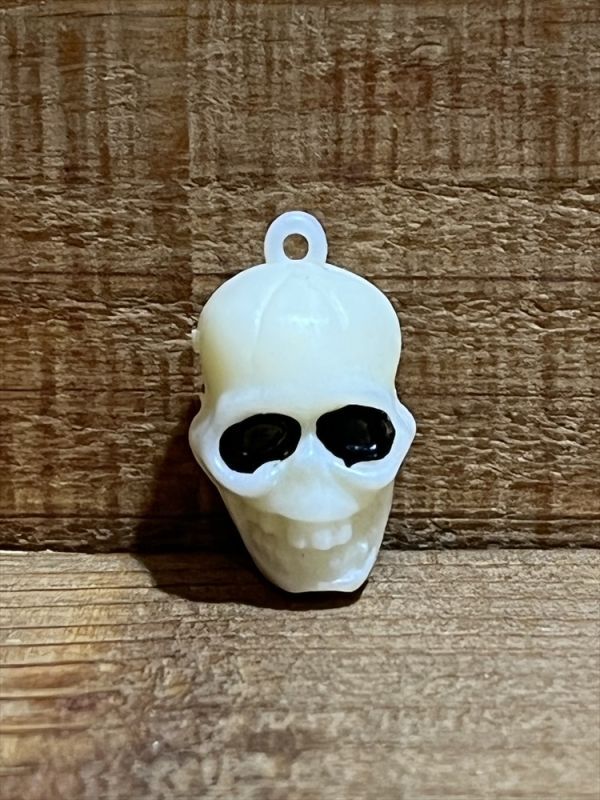 画像1: プラ製 SKULL チャーム  (1)