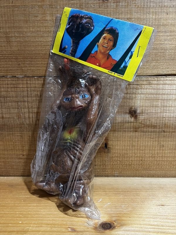 画像: 80s 無版権 E.T. ソフビ 袋入り【H】