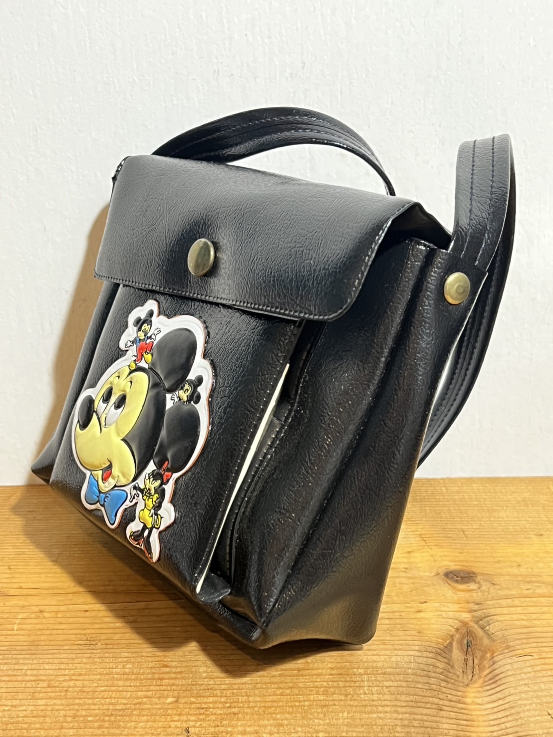 ミッキーマウス - バッグ 黒バッグ ディズニー Disney ミッキーマウス ミッキー pc ハン ディズニーリゾート ミッキーマウス トートバッグ 黒 2way仕様